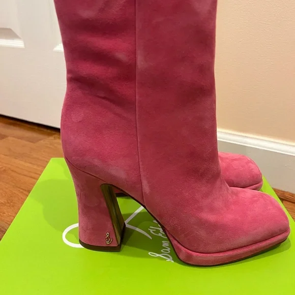 Sam Edelman Jaye Pink Boots - Picture 5 of 6